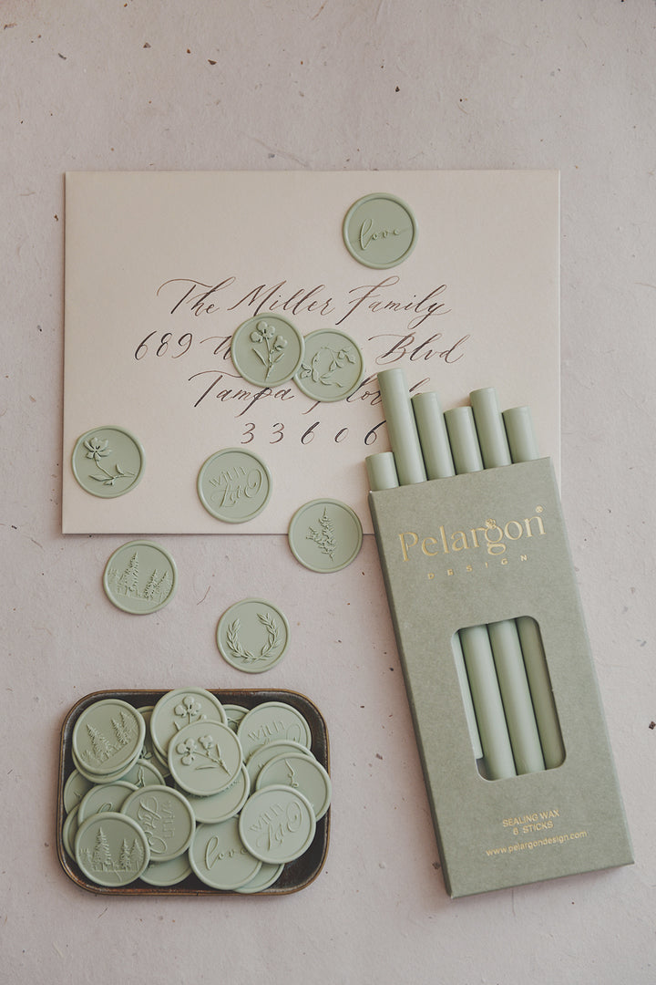 pelargondesign-laurelgreen-glue-gun-sealing-wax-sticks-wax-seals-for_wedding_invitation