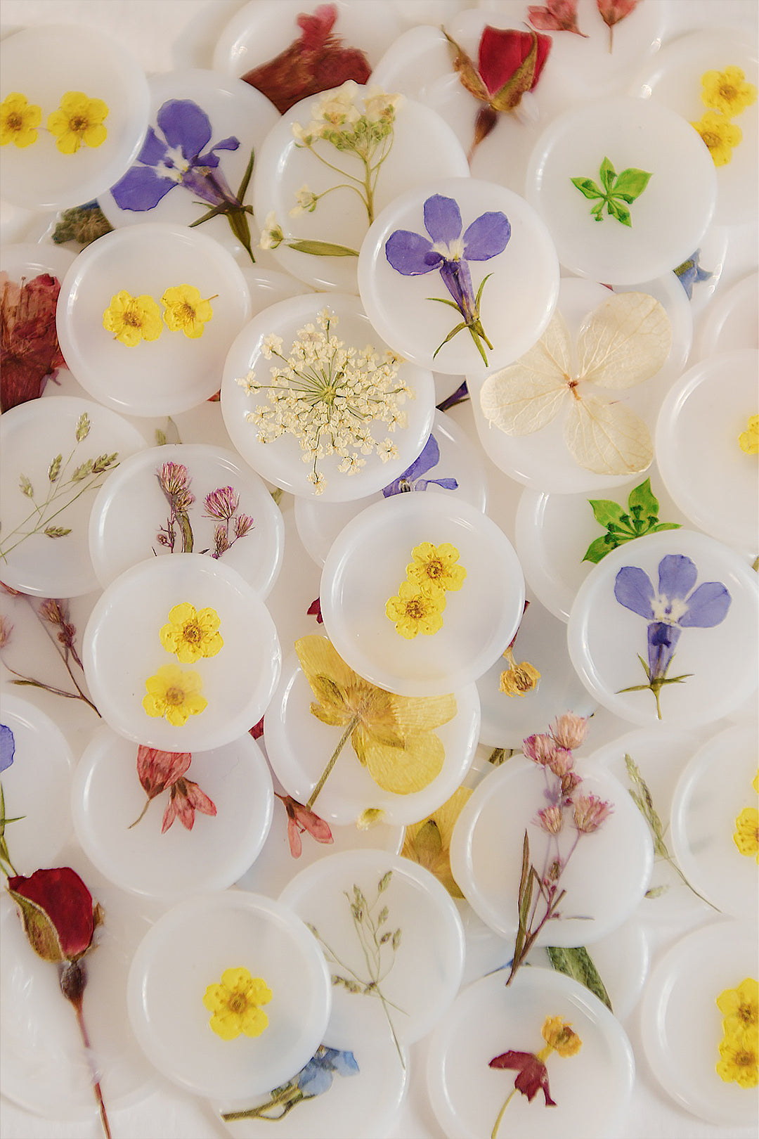 pelargon design dried flower wax seals