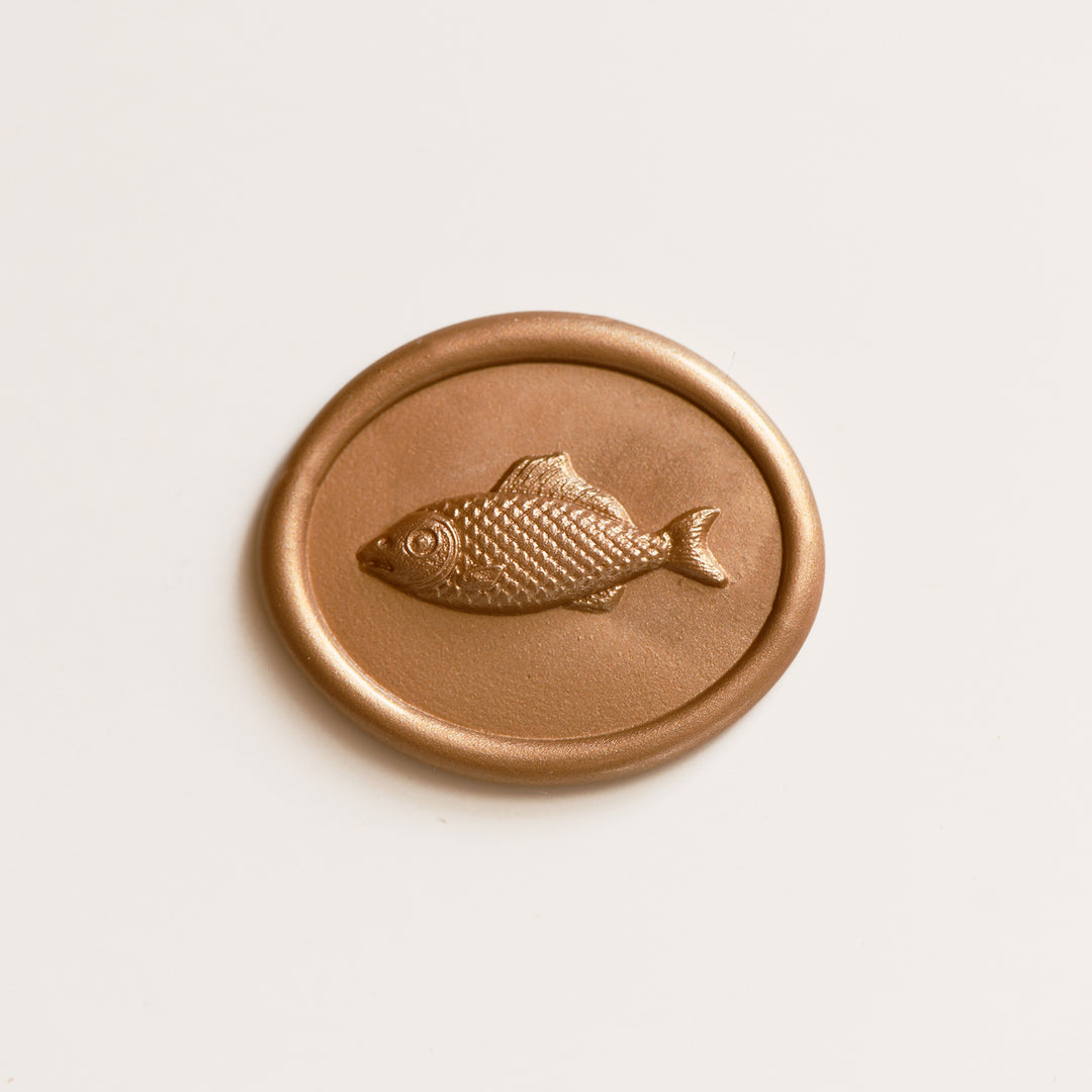 3D Harbor (Fish) Wax Stamp (Pre-order, estimated shipping 15 May)