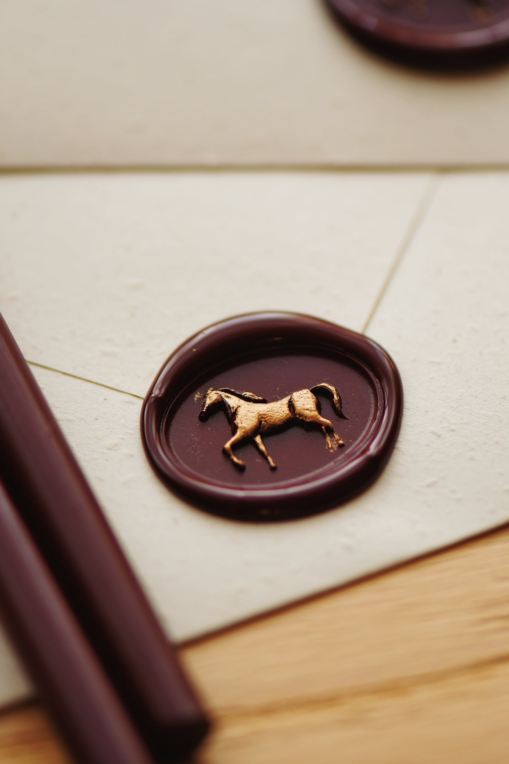 ペラルゴン デザイン 3D 馬モチーフ ワックス スタンプ – Pelargon Design