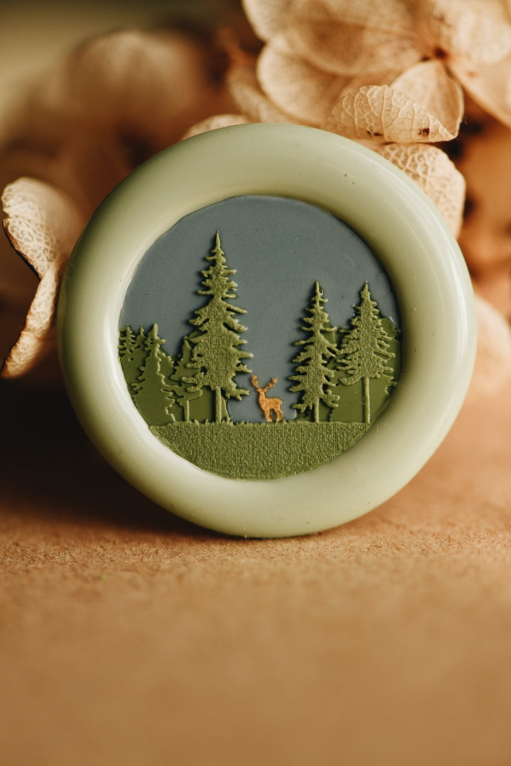 Sello de cera del bosque de Skog