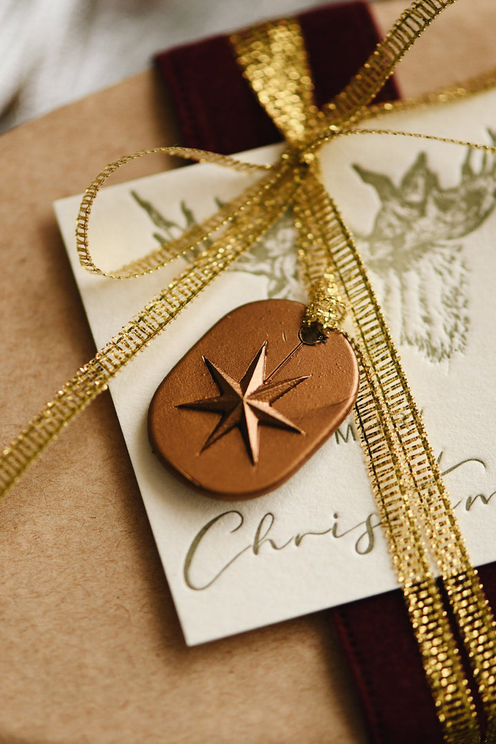 3D Advent Star Wax Stamp