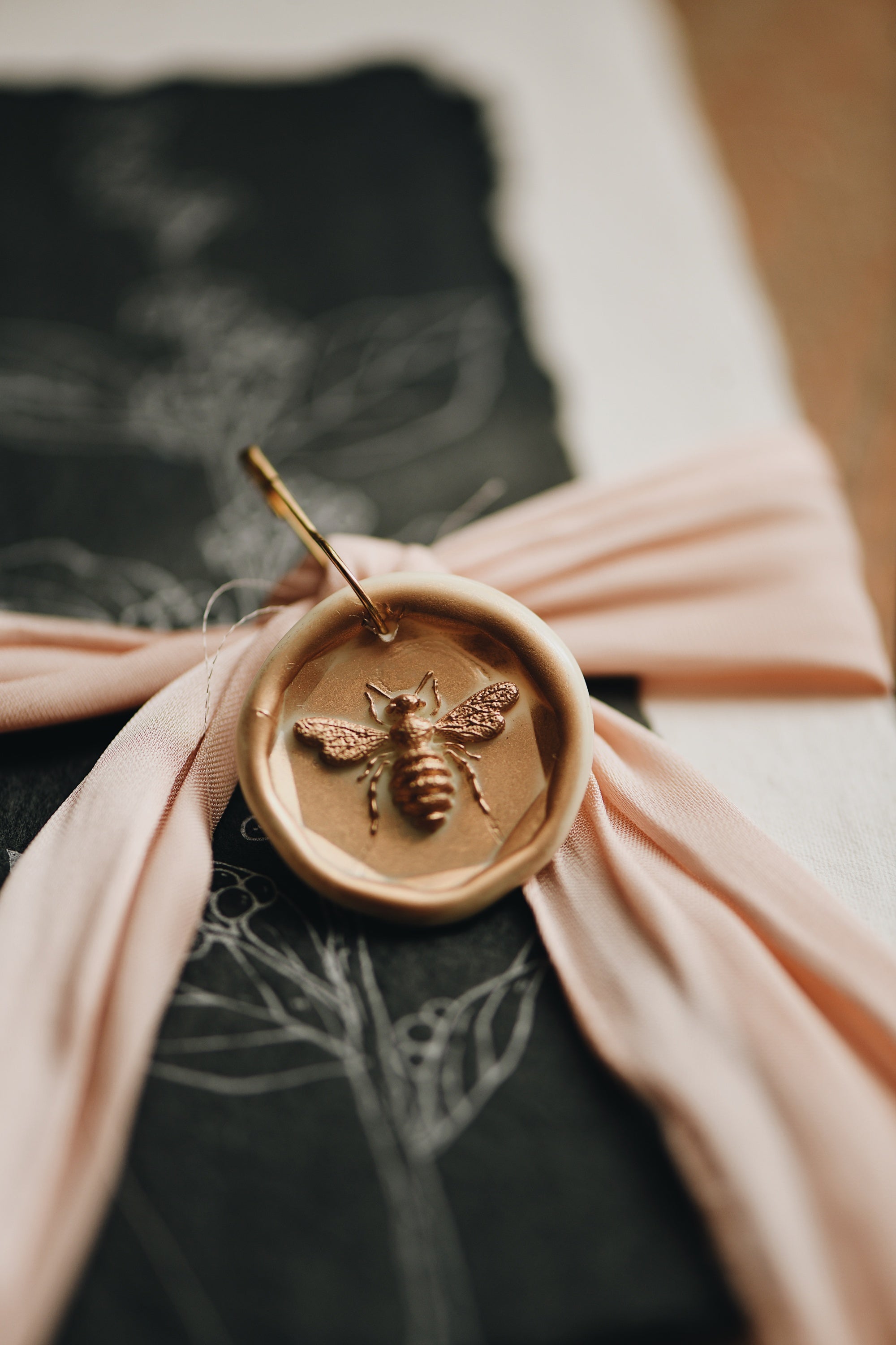 ペラルゴン デザイン 3D ミツバチ ハニカム ワックス スタンプ