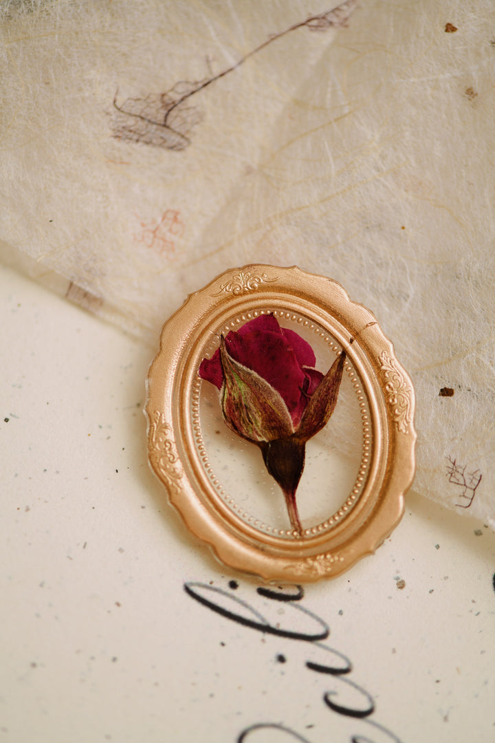 3D Vintage Frame Wax Stamp, Large