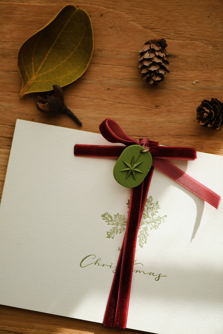 3D Advent Star Wax Stamp