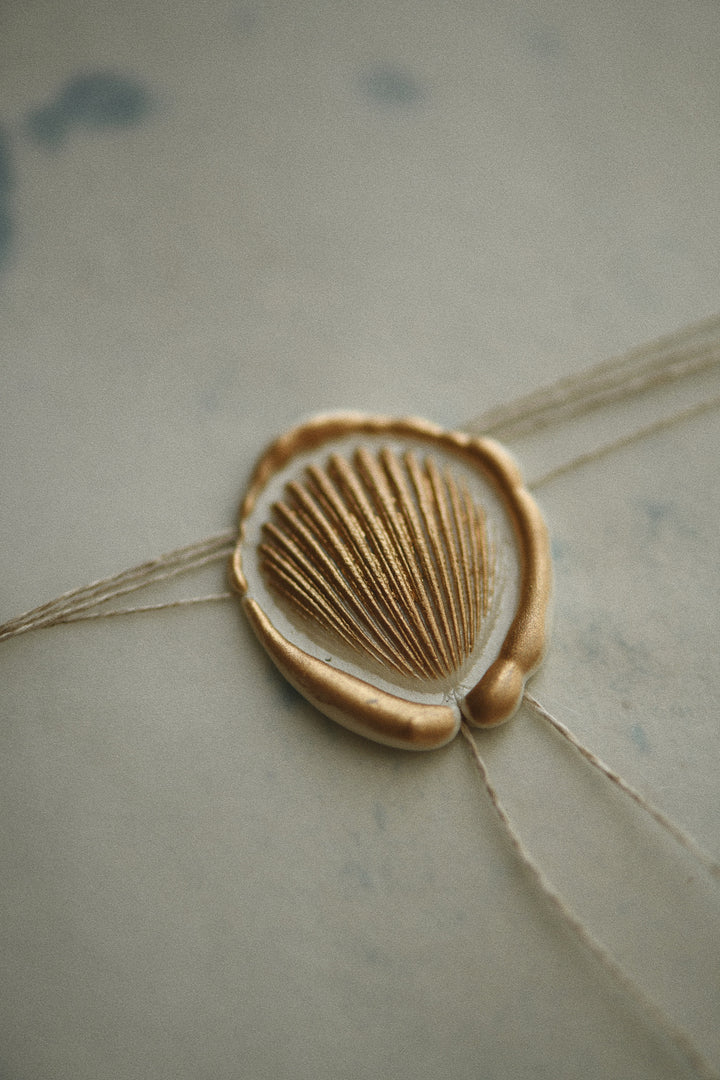 3D Cockle (Fan-shaped Shell) Wax Stamp