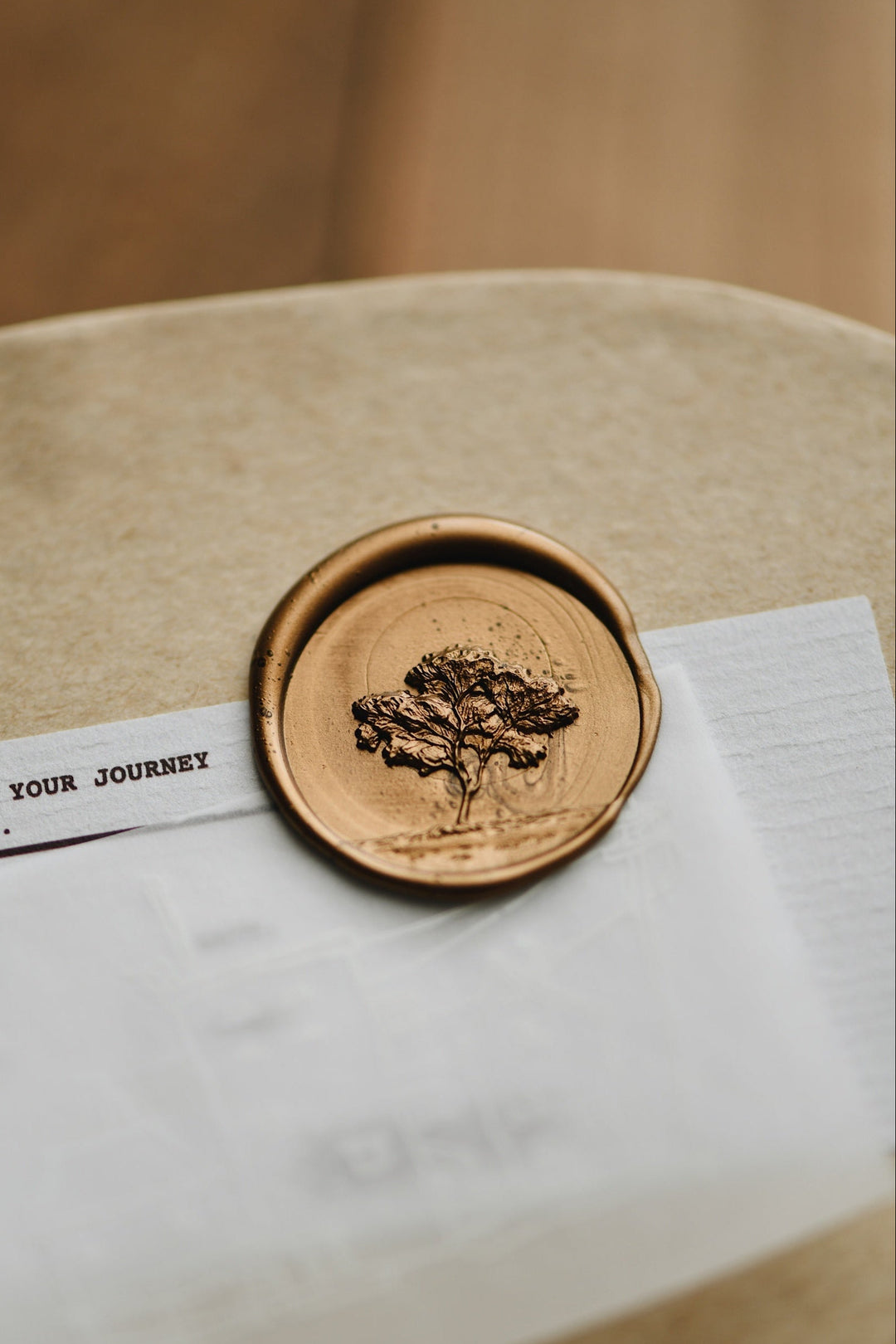 Safari - 3D Acacia Tree Wax Stamp