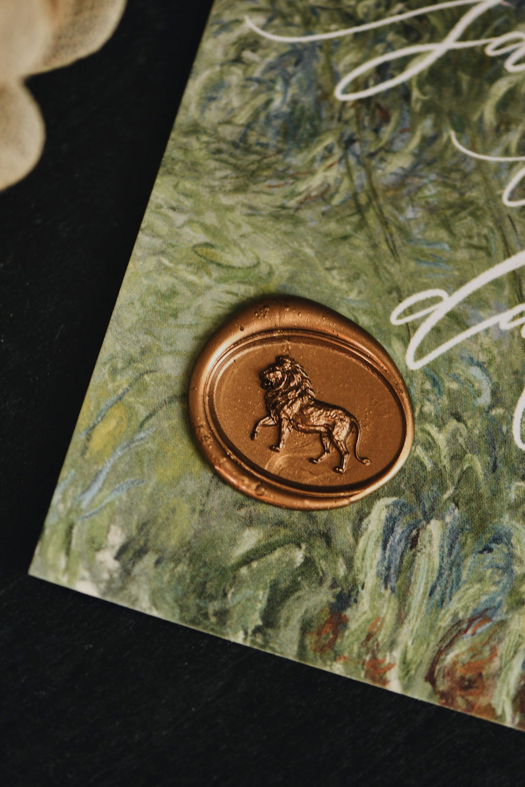 Safari - 3D Lion Wax Stamp (Release in end Jul)