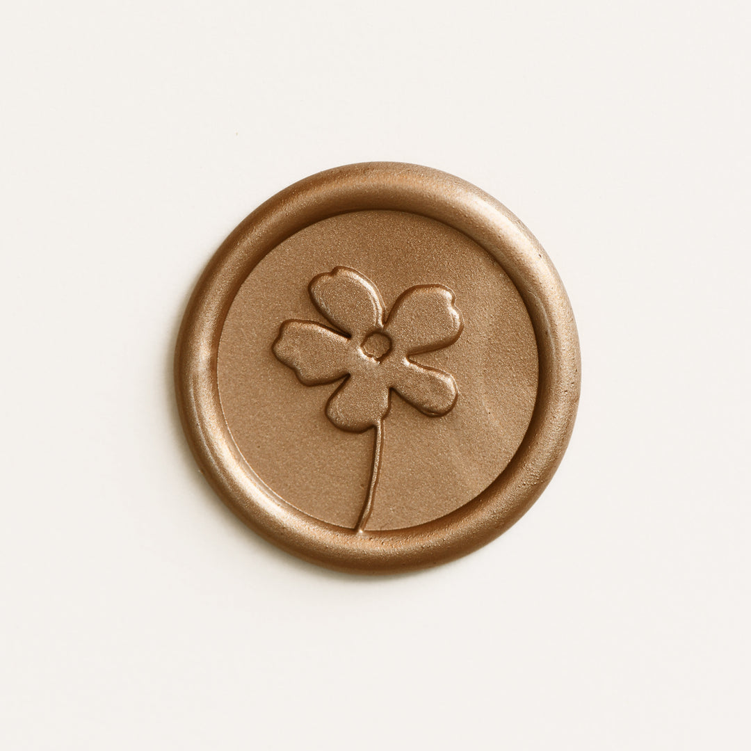 Mini Forget-Me-Not Wax Stamp