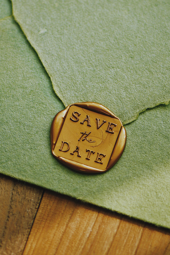 Save the Date Wax Stamp