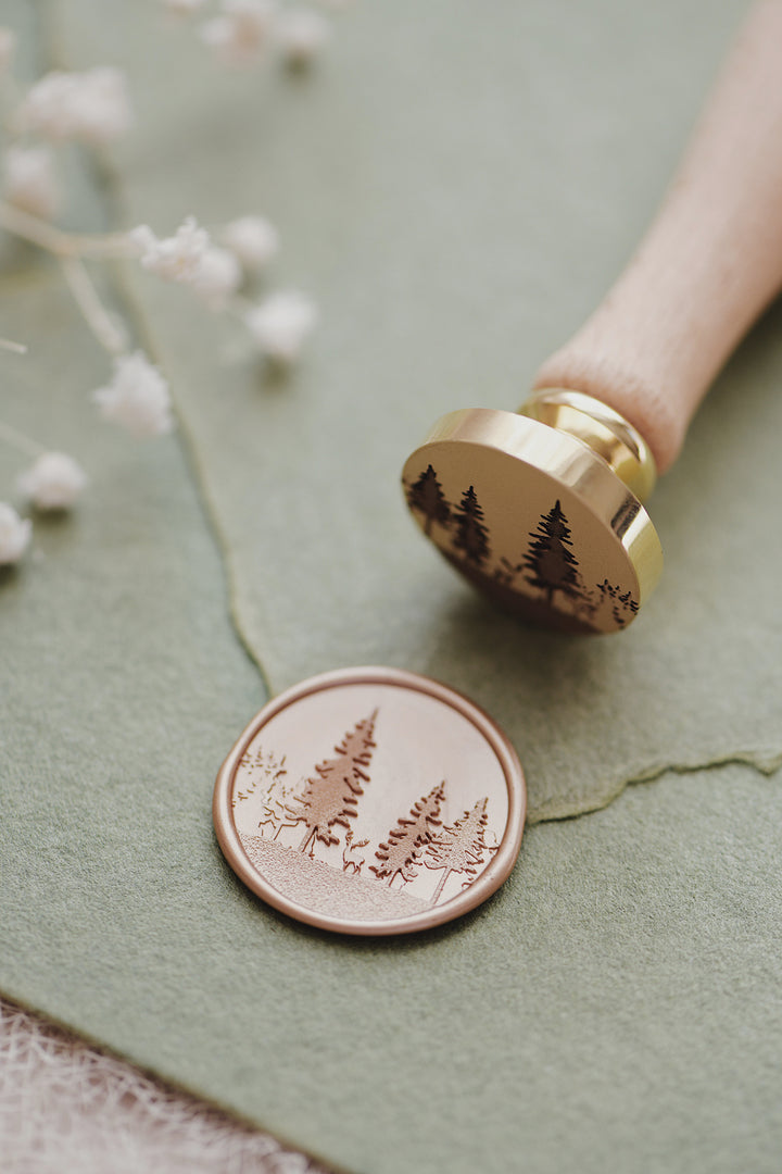 pelargondesign forest-gold-glue-gun-sealing-wax-sticks-wax-seals-for_wedding_invitation